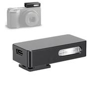 Plyisty Flash Esterno Compatto per Accessori per Fotocamere GR4 GR3 GR3X, Supporto Hot Shoe, 2 Livelli di Potenza Regolabili, Ricarica di Tipo C, 400 Scatti per Carica