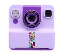 Plyisty Fotocamera Istantanea HD da 24 MP, Schermo da 2,4 Pollici, Video 1080P, Cornici e Filtri Divertenti, Stampa Foto e Video in Pochissimo Tempo, per Studenti e Creatori (Purple)