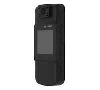 Plyisty Fotocamera per il Corpo, Videocamera Indossabile con Display da 1,54 Pollici con Clip Posteriore Magnetica e Porta per Vite da 1/4 di Pollice, Videocamera Indossata Sul Corpo