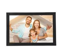 Plyisty Frame di Foto Digitale Touchscreen HD da 16,7 Pollici per Home Office 9.0, Cornice per Smart WiFi per più Formati, Cornice Elettronica Wireless (Spina europea)