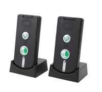 Plyisty Gestore del di Intercom Wireless, Operazione a un, a Lungo Raggio, Volume Regolabile, Standby 30 Giorni, Distanza di Trasmissione 500m, 5 Livelli di Volume, Base di Ricarica