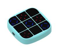 Plyisty Gioco Elettronico Tic Tac Toe 4 in 1, Console Puzzle di Memoria Portatile con modalità Colpisci la Talpa per Bambini Adulti, Rompicapo da Viaggio per Viaggi su Strada (Ciana)