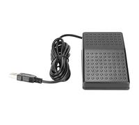 Plyisty Interruttore a Pedale USB Interruttore a Pediale con Controllo Ottico a Pediale Singolo, Tastiera per Computer Programmabile, per Giochi, Cabina Fotografica, Zoom, Controlo