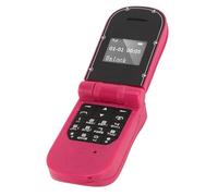 Plyisty J30 Small Flip Telefono GSM 2G 3G 4G SIM SIM Messaggi Blacklist Black Sblocking più Piccolo Flip Cellule BT per IOS (rosso)