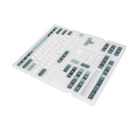 Plyisty Keycaps Pbt, 128 Tasti Ciliegia Altezza Inglese Keycap, Set Completo di Tasti Universali di Ricambio per Taskerere Meccaniche, Fai-da-te, Durevoli Senza Dissolvenza (giardino botanico)