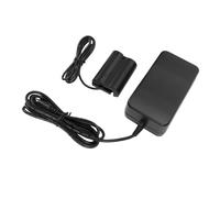 Plyisty Kit Adattatore di Alimentazione Batteria Fittizia, per Fotocamera Z5 Z6 Z6II Z7 Z7II D600 D610 D750 D780 D800 Adattatore di Alimentazione Continua CA Ad Alta Sicurezza (Spina europea)