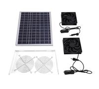 Plyisty Kit di Esame di Deportazione di 15 w Risparmio Energetico Pannello Solare per Bilanci di Serra Impermeabile per Animali Domestici Fornitori Solari