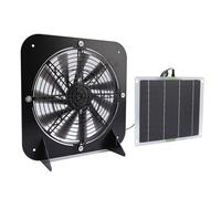 Plyisty Kit di Ventola di Scarico del Pannello Solare da 10 W Ventilando in Modo Efficiente Lo Spazio del Negozio del Bagno per Risparmi Energetici per Risparmiare Energia