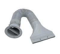 Plyisty Kit Tubo Flessibile di Prolunga per Scarico Flessibile per Cabina di Spruzzo per Aerografo, Leggero, Facile Installare, Flusso D'aria di Ricircolo per Progetti di Artigianato, Hobby, ABS,