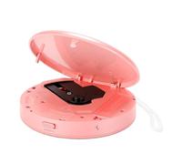 Plyisty Lettore CD Portatile Con Altoparlanti, Lettore CD Ricaricabile Con Bluetooth Per Auto E Casa, Compatibile Con AUX E USB, Funzione Anti-Salto, Riproduzione Da Memoria (PINK)