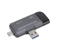 Plyisty Lettore di Schede di Memoria USB Adattatore di Archiviazione Multifunzionale USB per 2000 ME Vista, Progettazione Portatile Compatta per L'appuntamento