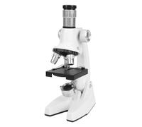 Plyisty Microscopio per Bambini, Ingrandimento 100X 600X 1200X con Illuminazione a LED e Vetrini Preparati, Kit Microscopio per Scienze Dell'educazione per L'apprendimento Precoce