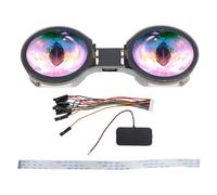 Plyisty Modulo Display LCD Rotondo A Doppio Occhio Da 1,28 Pollici, Scheda Di Sviluppo Con Processore Dual-Core Da 240 Mhz, Touch Screen 240X240, Supporto Wi-Fi, Bluetooth 5