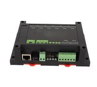 Plyisty Modulo relè Ethernet di Grado Industriale a 8, Protocollo RTU/TCP, Comunicazione con Porta Poe, Circuiti di Protezione, Custodia per Montaggio su Guida con Vari