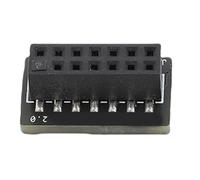 Plyisty Modulo TPM 2.0, Sostituzione della Scheda di Sicurezza di Crittografia con Interfaccia SPI 14pin per la Scheda Madre, Vinci 11 compatibilità, Standard JESD 47 di Grado