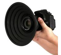 Plyisty Paraluce Antiriflesso per Obiettivi con Diametro Esterno di 50-70 Mm, Paraluce Pieghevole in Silicone per Fotografia su Finestre di Vetro, Protezione per DSLR Mirrorless da Viaggio