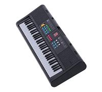 Plyisty Pianoforte con Tastiera per Bambini, Pianoforte Elettrico a 61 Tasti con Microfono, Strumento Digitale Multifunzionale per Bambini per l'istruzione, il Gioco, la Casa all'aperto