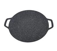 Plyisty Piatta Rotonda in Stile Coreano Durea - Piatta per Griglia per Barbecue per Grigliata Esterna Interna - Materiale Isolante Termico (30 cm)