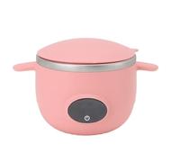 Plyisty Piccolo Ciotola di Cibo Infantile, Bambino Portatile Smart Isolante Guscio di 45 Gradi Celsius 316 in Acciaio Inossidabile per Bambini (Roseo)