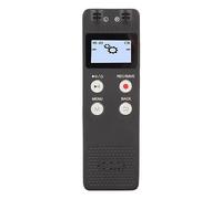 Plyisty Piccolo Registratore di Voce Tascabile con una Lunga Durata della Batteria per la Lezione Microfono Ad Alta sensibilità, Registrazione del Timer per Studenti e Giornalisti, Support Wav Ape