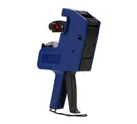 Plyisty Pistola per Cartellini a 8 Cifre, Pistola per Carrellini con Etichette Adesive e Ricarica di Inchiostro, Etichettatrice, per Carrellini Numerici per Ufficio, Negozio Al (BLUE)