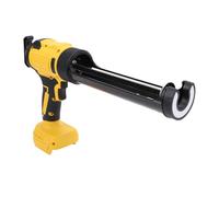 Plyisty Pistola per Sigillante Cordless 10 Once, Display Digitale, 6 velocità, Prevenzione Perdite per Uso in officina. Giallo