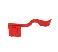 Plyisty Pollice di Calda in Metallo Up a Mano REST, Presa in Lega in Lega di Alluminio con Elaborazione CNC e Superficie Anodizzata, Progettata per Fuji X S10 (rosso)