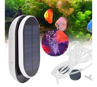 Plyisty Pompa d'Aria SOLARE, AP007 Pompa AERATORE OSSIGENATORE AD Energia SOLARE, D'Aria Portatile PER AGAGARIO 1 W, PER AGACARI ACCAGARI, CON PIETRA A E TUBO