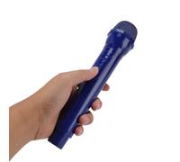 Plyisty Prop di Microfono Finto in Plastica, Giocattolo per Microfono Pretendenti per Bambini, per Fase di Karaoke, Bomboniere per Feste di Compleanno o Gioco in Costume (blu scuro)