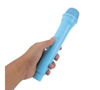 Plyisty Prop di Microfono Finto in Plastica, Giocattolo per Microfono Pretendenti per Bambini, per Fase di Karaoke, Bomboniere per Feste di Compleanno o Gioco in Costume (BLUE)