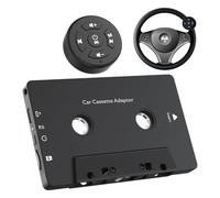 Plyisty Ricevitore Bluetooth Per Autoradio, Adattatore Aux Wireless Per Cassette, Con Telecomando, Chiamate In Vivavoce, Compatibile Con Telefoni, Tablet, MP3, Schede Di Memoria