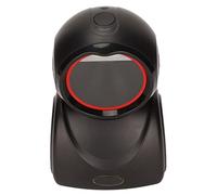 Plyisty Scanner di Codici a Barre Desktop X3 Qr, Letture di Etichette Cablate Usb Omnidirezionale, Utilizzo del'esposizione Globale, Supporto per la Decodifica Rapida, per Negozio Al (BLACK)