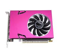 Plyisty Scheda Grafica, GPU 4K HDR 2GB DDR3 128bit con 4 Uscite Interfaccia Multimediale HD, per Computer Desktop PC 7 10