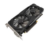 Plyisty Scheda Grafica PC 1660Ti, Scheda Video per Computer GDDR6 PCI Express 3.0 16X da 6 GB a 192 Bit, Supporto Scheda Video GPU HDMI, DVI D, DP, Doppia Ventola di Raffreddamento,
