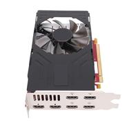 Plyisty Scheda Grafica PC, 2 GB GDDR5 6 128BIT 3840x2160 Video, velocità di Clock Centrale a 800 MHz per 6 Display con Consumo Energetico 55W