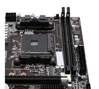 Plyisty Scheda Madre Gaming A320, 2 Canali DDR4, per Ryzen 3 5 7 9 di Prima, Seconda, Terza E Quarta Generazione, PCI E X16, VGA, HDMI, RJ45, 2 USB .0, 4 USB 3.0, SSD M. NVMe