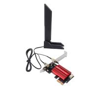 Plyisty Scheda WiFi 7 PCIe Bluetooth 5.4, Adattatore di Rete Wireless Tri-band BE6400 per Desktop, 6GHz 320MHz 4K QAM, Antenna 12dBi, Giochi a Bassa Latenza, RTL8922 Pro