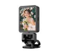 Plyisty Schermo Monitor Selfie Vlog per Telefono da 2,4 Pollici, Supporto per Clip Magnetico WiFi per Telefono, Utilizzo della Fotocamera Posteriore per Selfie Vlog Live Stream