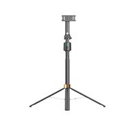 Plyisty Selfie Stick con Tracciamento Automatico del Viso, Treppiede con Controllo Gestuale con Rotazione a 360° con Luce di Riempimento per Fotocamera Smartphone, Doppia Luce con