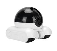 Plyisty Smart Pet Camera con App 1080P Dual Lens Rotante No Dead Angle 5200mAh Batteria App Controlled Mobility 2 Way Talk for Home Store Yard Security (64G 300W)