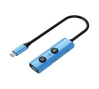 Plyisty Smart Voice Assistant Ai Docking Station con USB 3.0, GPT DeepSeek per Pro, 4K, Triple Display USB C Ducking Laptop, Splitter Extender (Interfaccia di tipo C)