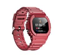 Plyisty Smart Watch, Touchscreen da 1,75 Pollici con Chiamate, Assistente Vocale AI, Resistente All'acqua Fino a 30 Metri, Monitoraggio della Frequenza Cardiaca del Sonno, Oltre 100 (rosso)