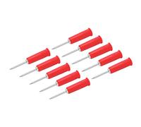 Plyisty Sonda Multimetro, Sonda per Traforo a Filo Durevole Ago Indossabile in Acciaio Inossidabile 30V-60 V/massimo.10a per Misuratori di Morsetto per le Riparazioni dell'auto (rosso)