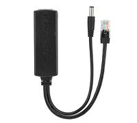 Plyisty Splitter POE da 48 V a 12 V, Adattatore Power Over Ethernet con Alloggiamento in ABS e Plug Play, per Dispositivi Non POE