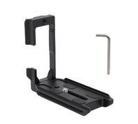 Plyisty Staffa della Fotocamera L per Stabilizzatore, Compatibile con RS2 RS3, Piastra di Rilascio Rapido con Slot ARCA Dovetail, Foro a Vite da 1/4 di Pollice, Costruzione in Lega di