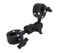 Plyisty Staffa di Montaggio a Doppia Morsetto, Braccio Articolare a Sfera a 360 Gradi, 18-39,6 Mm Non Slip Mount Ombrello Porta del Morsetto per Morsetto a Palla Ombrello