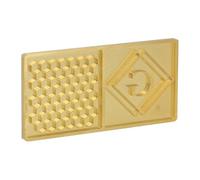 Plyisty Strumenti Trasparenti per il Sigillo del Ghiaccio per la Decorazione di Grandi Cubetti di Ghiaccio per i Cocktail di Materiale di Rame