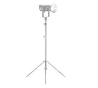 Plyisty Supporto per Luce in Acciaio Inossidabile da 3 Metri, Treppiede Pieghevole per Carichi Pesanti con Adattatore a Vite da 1/4" a 3/8" Regolabile in Altezza per Luce Video