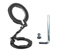 Plyisty Supporto per Telefono Magnetico, Supporto Pieghevole in Alluminio Anodizzato con 2 Alberi Rotanti, regolabilità Multidimensionale, per Viaggi, Ufficio o attività Esterne