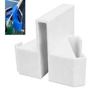 Plyisty Supporto per Videocamera per Rete da Tennis per Fotocamere di Telefoni, Supporto Stabile per Telefono con Morsetto Si Collega Al Palo o Alla Recinzione della Rete da Tenni (WHITE)